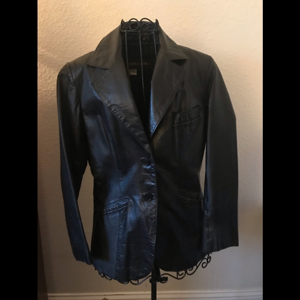 Split End Ltd Leather Black Jacket - image 1